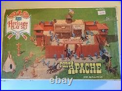Sears Heritage Playset Marx Fort Apache. Clean pieces. Solid box. Nice