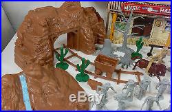 Sears Marx #4268 Gunsmoke Dodge City Playset Play Set, Box, Minty Nice Pieces