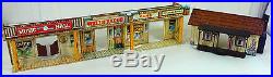 Sears Marx #4268 Gunsmoke Dodge City Playset Play Set, Box, Minty Nice Pieces