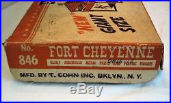 Superior T. Cohn #846 Fort Cheyenne Playset in Box from 1959 Marx