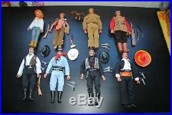 The Lone Ranger Rides Again Complete Set Off Figures Nice Playset
