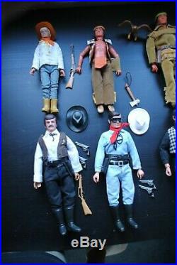 The Lone Ranger Rides Again Complete Set Off Figures Nice Playset