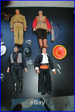 The Lone Ranger Rides Again Complete Set Off Figures Nice Playset