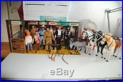 The Lone Ranger Rides Again Dodge City Playset -most Complete Set On Ebay