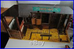 The Lone Ranger Rides Again Dodge City Playset -most Complete Set On Ebay