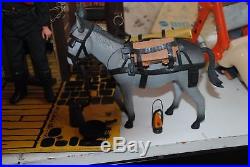 The Lone Ranger Rides Again Dodge City -playset -with Figures! Nice Set