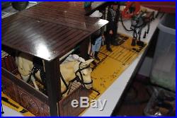 The Lone Ranger Rides Again Dodge City -playset -with Figures! Nice Set