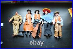 The Lone Ranger Rides Again Figures + Stables Nice Rare Playset