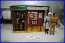 The Lone Ranger Rides Again Jail + Figures Nice Rare Playset