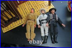 The Lone Ranger Rides Again Playset Jail + Action Figures Nice Set