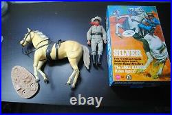 The Lone Ranger Rides Again The Lone Ranger + Silver Nice Playset /box