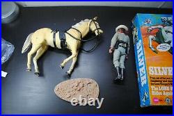 The Lone Ranger Rides Again The Lone Ranger + Silver Nice Playset /box
