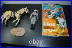 The Lone Ranger Rides Again The Lone Ranger + Silver Nice Playset /box