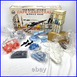 The Marx-Atomic Cape Canaveral Missile Base Playset #4521 in Box Missing Pieces