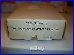 The Ten Commandments Miniature Playset By Louis Marx Toy Company