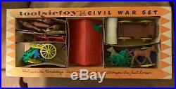 Tootsietoy CIVIL War Play Set- Never Out Of Box Or Set Up Rare