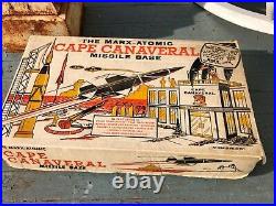 UNUSED NIB Marx Atomic Cape Canaveral Missile Base Parts & Accessories 1950s WOW