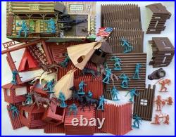 VERY NICE 1960s Vintage Fort Apache Play Set Not Complete Marx Toys #3681