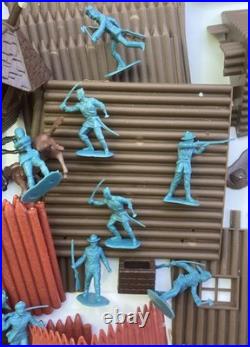 VERY NICE 1960s Vintage Fort Apache Play Set Not Complete Marx Toys #3681