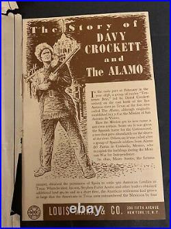 VERY RARE MARX DISNEY DAVY. CROCKETT AT THE ALAMO 1950s
