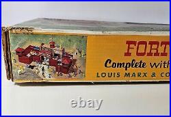 VERY RARE-Marx Toys VTG. #3681 Fort Apache Play Set. 1964 COMPLETE SET Extra Parts