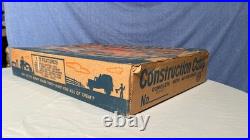 VGC VINT. Marx 1950s Litho Tin Construction Camp Office Set with Acc and OG Box