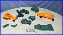 VGC VINT. Marx 1950s Litho Tin Construction Camp Office Set with Acc and OG Box
