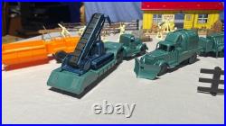 VGC VINT. Marx 1950s Litho Tin Construction Camp Office Set with Acc and OG Box