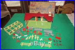 VINTAGE 1950's MARX PET SHOP TIN LITHO METAL PLAYSET #4210 COMPLETE with BOX RARE