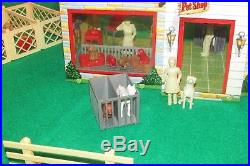 VINTAGE 1950's MARX PET SHOP TIN LITHO METAL PLAYSET #4210 COMPLETE with BOX RARE