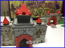 VINTAGE 1956 Marx Robinhood Castle Playset #4719 WITH BOX AND ACCESSORIES PLUS