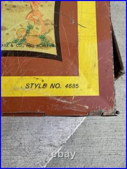 VINTAGE 1968 Marx Carry-All Action Fort Apache Play Set 4685 Cowboys Indians
