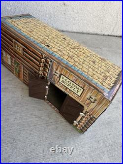 VINTAGE 1968 Marx Carry-All Action Fort Apache Play Set 4685 Cowboys Indians