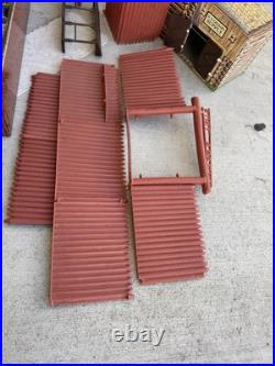 VINTAGE 1968 Marx Carry-All Action Fort Apache Play Set 4685 Cowboys Indians