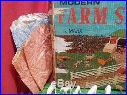 VINTAGE 1969 MARX LAZY DAY FARM SET WithBOX