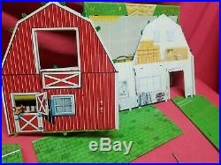 VINTAGE 1969 MARX LAZY DAY FARM SET WithBOX