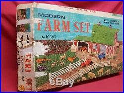 VINTAGE 1969 MARX LAZY DAY FARM SET WithBOX