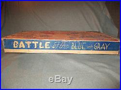 VINTAGE 50s MARX TOY BATTLE OF THE BLUE AND GRAY SERIES 3000 CIVIL WAR PLAY SET