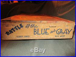 VINTAGE 50s MARX TOY BATTLE OF THE BLUE AND GRAY SERIES 3000 CIVIL WAR PLAY SET