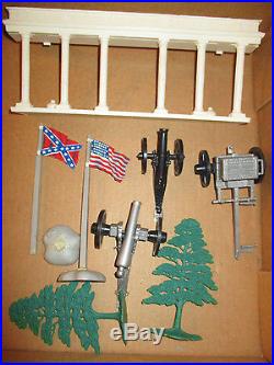 VINTAGE 50s MARX TOY BATTLE OF THE BLUE AND GRAY SERIES 3000 CIVIL WAR PLAY SET