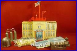 VINTAGE 60s MARX ATOMIC CAPE CANAVERAL MISSLE BASE PLAYSET IN ORIGINAL BOX
