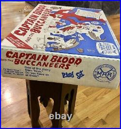 VINTAGE CAPTAIN BLOOD THE BUCCANEERS PLAYSET ORG BOX Pirates 1991 MARX TOYS