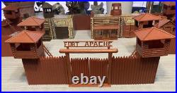 VINTAGE FORT APACHE LOUIS MARX 1960s Play Set Mixed Lot