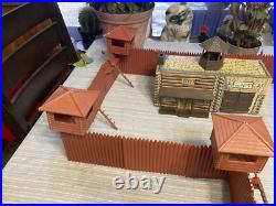 VINTAGE FORT APACHE LOUIS MARX 1960s Play Set Mixed Lot