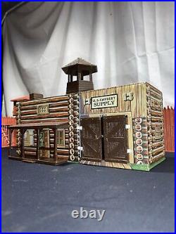 VINTAGE FORT APACHE LOUIS MARX 1960s Play Set Mixed Lot