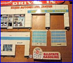 VINTAGE HAPPI TIMES METAL MARX SERVICE GAS STATION & Accessories-complete