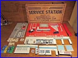 VINTAGE HAPPI TIMES METAL MARX SERVICE GAS STATION & Accessories-complete