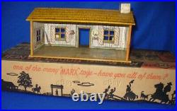 VINTAGE LOUIS MARX PLAYSET ROY ROGERS RODEO RANCH WithBOX WESTERN COWBOY TOY SET