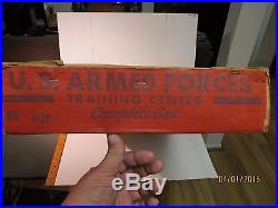 VINTAGE LOUIS MARX U. S. ARMED FORCES TRAINING Center no. 4139 in box ex. Cond