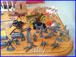 VINTAGE MARX BATTLE OF THE BLUE & GRAY PLAY SET NO. 4658 WithBOX